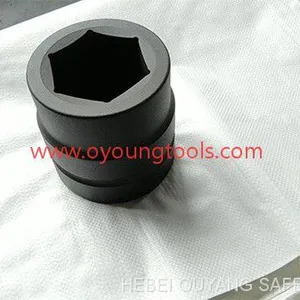 40CR-V Steel Impact Socket,65mm,Punch Forged,Black Sand Finished thumbnail-4