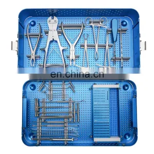 Factory Price Orthopedic Surgical Instruments Micro Plate Instruments Set Trauma Basic Surgical Instruments Set Mini Fragment thumbnail-2