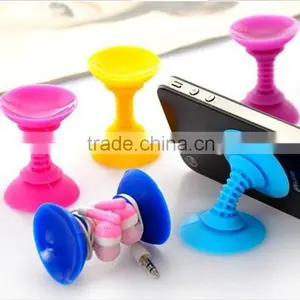 Attractive 180 Degree Rotating Dual Head Silicone Holder Function Sucker Cable Winder thumbnail-2