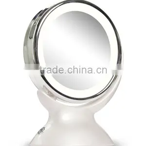 Battery Supply Lighted Desktop Makeup Mirrors thumbnail-1