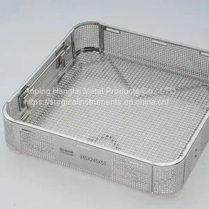 Perforated Stainless Steel Trays Sterilisation Basket – Replace Green Plastic Trays thumbnail-3
