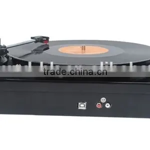 High End Piano Painting High Glossy Vinyl Retro Turntable Record Player thumbnail-3