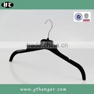 HA6992 Cheap Hot Garment Hanger Velvet Plastic Notched Evening Dress Hanger thumbnail-4