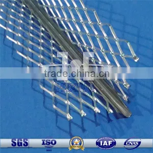 Galvanized Expanded Angle Bead With Mesh thumbnail-1