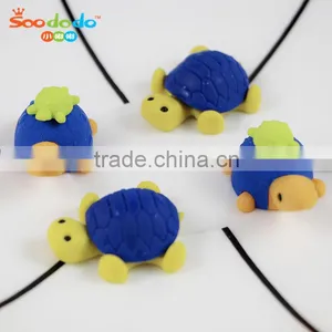 Fancy Tortoise Shaped TPR 3d Puzzle Erasers thumbnail-1