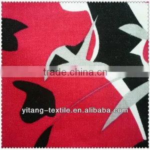 Print Flax Linen Fabric thumbnail-1