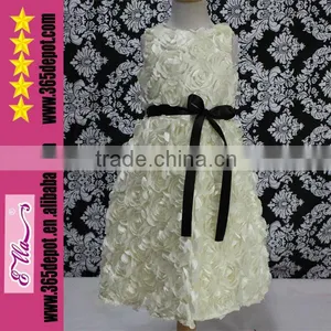 Ivory Birthday Dress For Baby Girl Party Dress Birthday Dress thumbnail-1