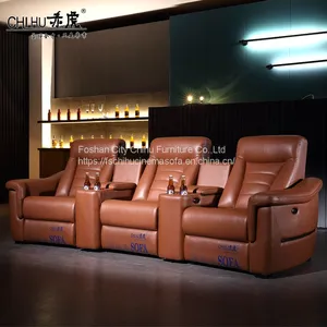 High End VIP Home Cinema Sofa Chair Electric Recliner Armchair Private Theater Furniture Power Modern Recliners Sofa thumbnail-1
