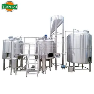 TIANTAI Commerical 500L 3 Vessel Steam Heating Micro Brewery Equipment for Sale thumbnail-3