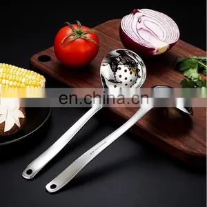 Amazon Hot Selling Slotted Spoon and Soup Ladle Set Kitchen Filter Spoon thumbnail-1