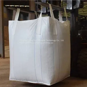 Flat Bottom Bottom Option (Discharge) Recyclable PP Woven Big Bag Sack for Transport Granule thumbnail-4