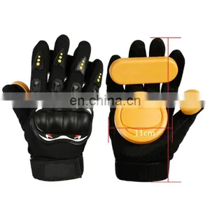Customized Skateboard Gloves Longboard Slide Antislip Factory Made Black Skateboard Gloves thumbnail-1