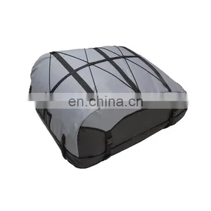 Expandable Canvas Soft Top Vehicle Cargo Roof Rack Box Bag thumbnail-1