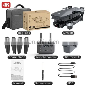 KF101 MAX 3-axis Gimbal Drone 3KM Distance GPS 4K Optical Flow Dual Camera 5G Transmission EIS RC Quadcopter Christmas Gift thumbnail-2