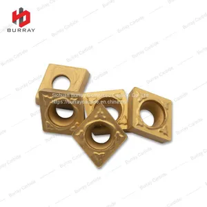 CCMT120408-PM Carbide Turning Insert With Yellow CVD Coating for Steel thumbnail-3