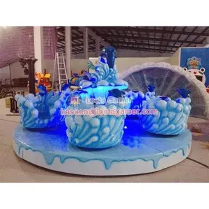 Sun Yat-sen, Guangdong Tai le Recreation Small and Medium-sized Indoor and Outdoor Waterproof FRP Electric Ocean Love Rotating Coffee Cup Rotation Revolution thumbnail-3