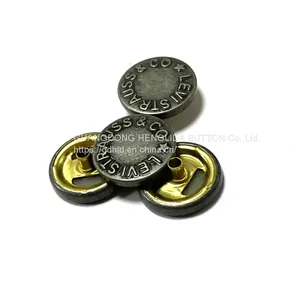 HLD Button Factory Wholesale Plating Spring Snap Button for Garment thumbnail-1