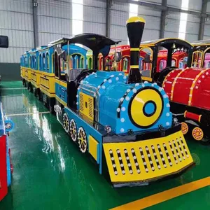 Trending Products 2024 New Arrivals Battery Powered Train Trackless Train thumbnail-2