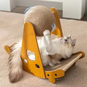 MeowLove Hot Sales Scratcher Cat Play Toy Corrugated Cardboard Cat Scratcher Cat Cardboard thumbnail-4