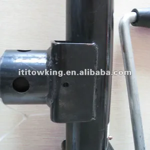 Round Pipe-Mount Swivel Jack Footplate Side Wind 10