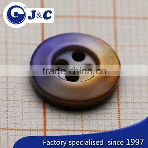 Varicolored Black MOP Natural Shell Buttons,black Mother of Pearl Sea Shells Buttons thumbnail-1