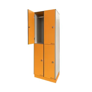 Durable Waterproof HPL School Locker Changing Room With Bench thumbnail-3