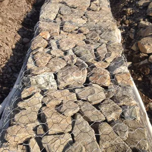 Hot Dip Galvanized Gabion Basket / 10x12cm Hexagonal Gabion Manufacturer thumbnail-3
