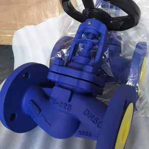 PN40 GS-C25 DN200 DIN Cast Steel Bellows Globe Valve thumbnail-2