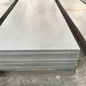 Q345b Metal 20mm A36 Carbon Steel Steel Baking Plate Checkered Sheet thumbnail-3