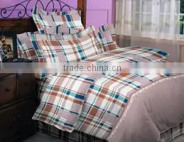 Microfiber Reversible Duvet Quilt Cover Fitted Sheet & Pillowcases Beding Set thumbnail-4