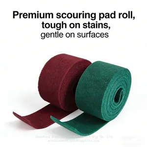 Kitchen Clean Scouring Pad in Roll Wholesale Household Clean Scourer Pad thumbnail-2