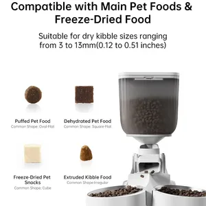 OEM ODM Automatic Cat Feeder Timed Quantitative Remote Control Eco-Friendly ABS Bowls Battery Powered Cross-Border Popular thumbnail-1