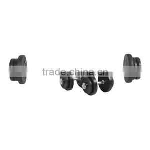 Vinyl Barbell and Dumbbell Set 70kg Plastic-Coated thumbnail-3