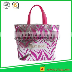 2015 Handled Outdoor Fitness Snap Buttons Non Woven Insulated Lunch Cooler Bag/ Resealable Cooler Bag thumbnail-2