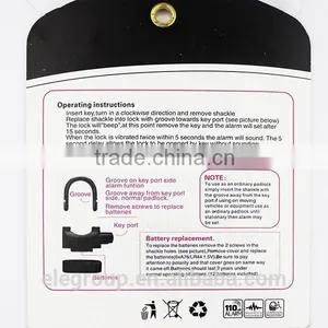 New Padlock Door Alarm Lock thumbnail-4