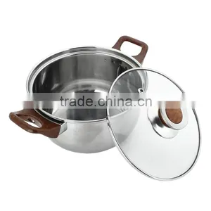 Capsule Bottom Pots and Pans Mirror And Sand Polish For Stainless Steel 8 Piece Cookwares Set thumbnail-6