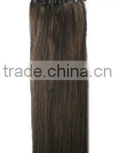100% Indian Remy Micro Loop Ring Hair Extensions/Cheap Micro Ring Hair Extension thumbnail-1