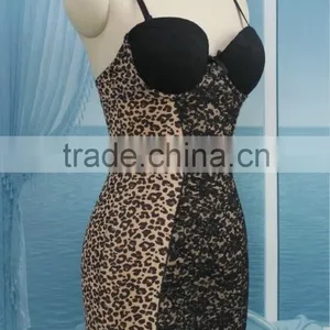 Women Hot Sell Shapewear, Fashion Leopard Pattern Lace Corset thumbnail-2