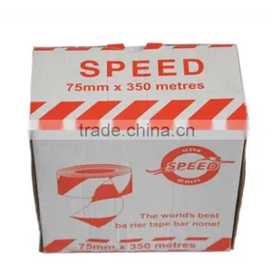 Warning Tape With Red and White Colour for Road Lock NLRW3-70-100 thumbnail-4