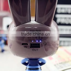 (Popular)Cartoon Keychain Power Bank, Cartoon Charger Power, Phone Power Bank 4400mAh thumbnail-2