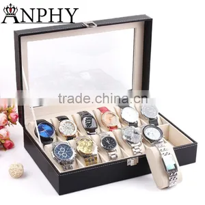 C36 ANPHY 12 Pcs Large Watch Box Watch Holder Box With Pillow Quality Choice thumbnail-1