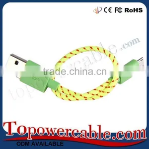 Supply Cheap Price Colorful High Quality Short Micro USB Phone Data Cables thumbnail-1