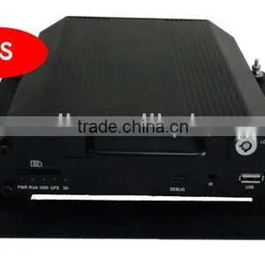 Professional 500 GB Hard Drive GPS Mobile DVR up to 4 Cameras at D1 Resolution With H.264 thumbnail-1