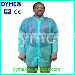 Disposable Non Woven Fabric Sterile Medical Supplies PP Lab Coat thumbnail-2