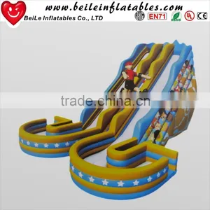 Giant Commercial Inflatable Double Lane Slip Slide thumbnail-1