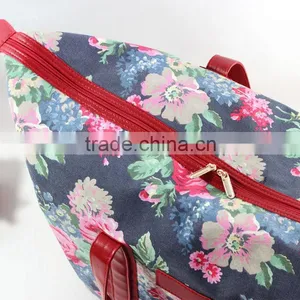 Eco-friendly Canvas Tote Bag With Zipper for Home Textile Packing thumbnail-5