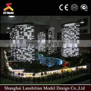 Architectural Scale Model Making,Church and Hall Model Made by ABS Plastic thumbnail-2