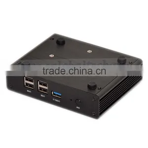 Smallest Fanless Mini PC Intel Celeron N2920 Quad Core Mini PC Office Net Computer Dual USB Port Barebone System Free Shipping thumbnail-5