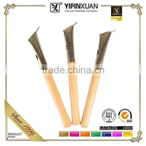 3Pcs Wooden Handle Clay Modeling Tool Pottery Tools Set thumbnail-1