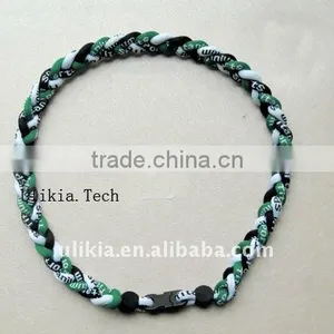 2011 Hot Selling Titanium Braided Necklace With 55colors thumbnail-1